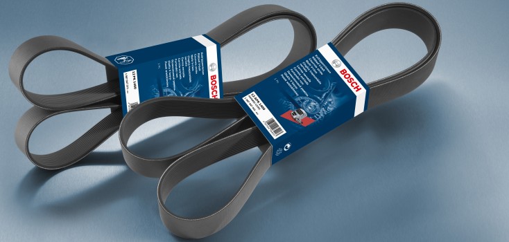 Correias em V nervuradas para veículos utilitários 