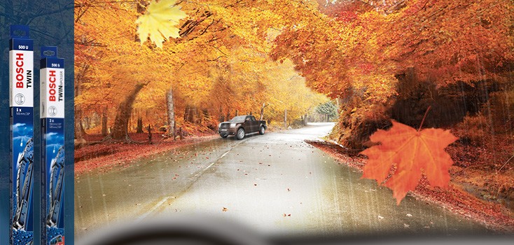 Escovas limpa para-brisas com estribo totalmente metálico Twin